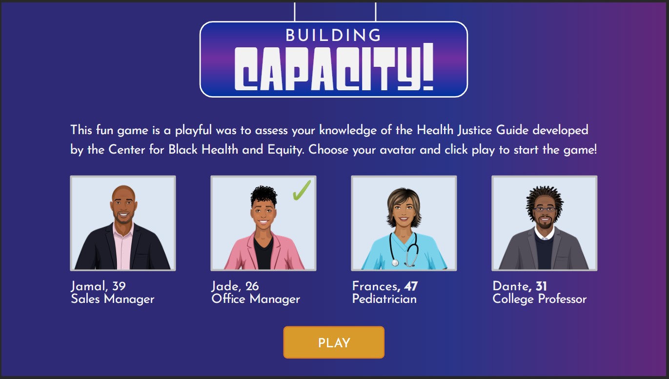 Building Capacity (Jeopardy Style Game)
